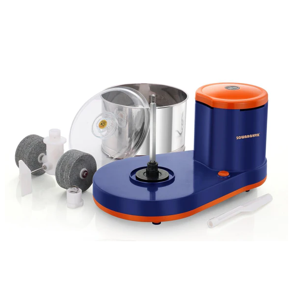 Buy Sowbaghya Jumbo 3L Blue/Grey/Maroon Wet Grinder with Coconut Scraper – Vasanth & Co