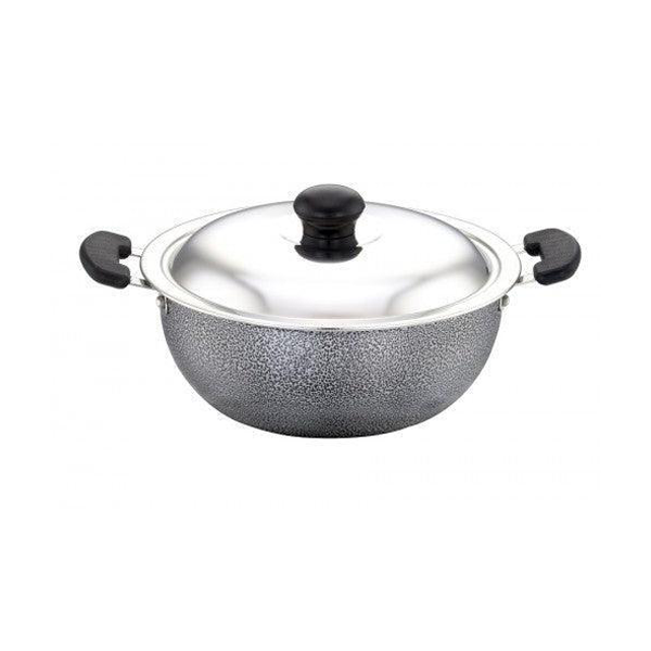 Buy Sowbaghya 2L NS Deep Kadai with SS Lid – Vasanth & Co