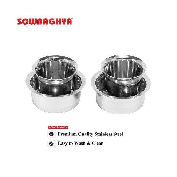 Buy Sowbaghya Ultima SS 4Pcs Dabara Set – Vasanth & Co