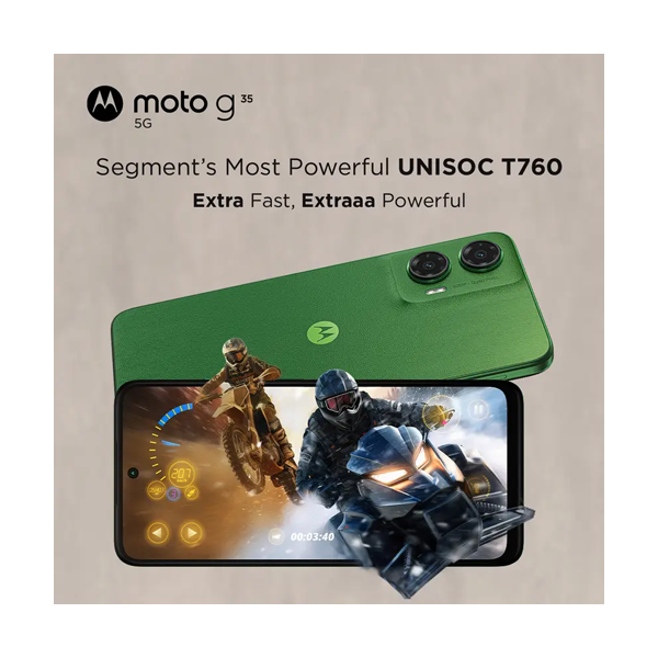 Buy Motorola G35 5G 8GB 128GB Leaf Green Mobile Phone - Vasanth & Co