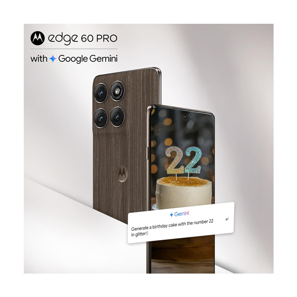 Buy Motorola Edge 60 Pro 8GB 256GB Pantone Walnut Mobile Phone - Vasanth & Co