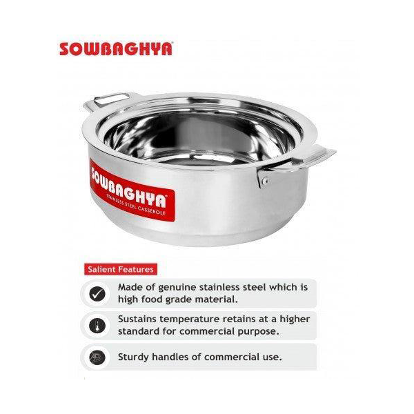 Buy Sowbaghya 5000ml Stainless Steel Hotpot – Vasanth & Co