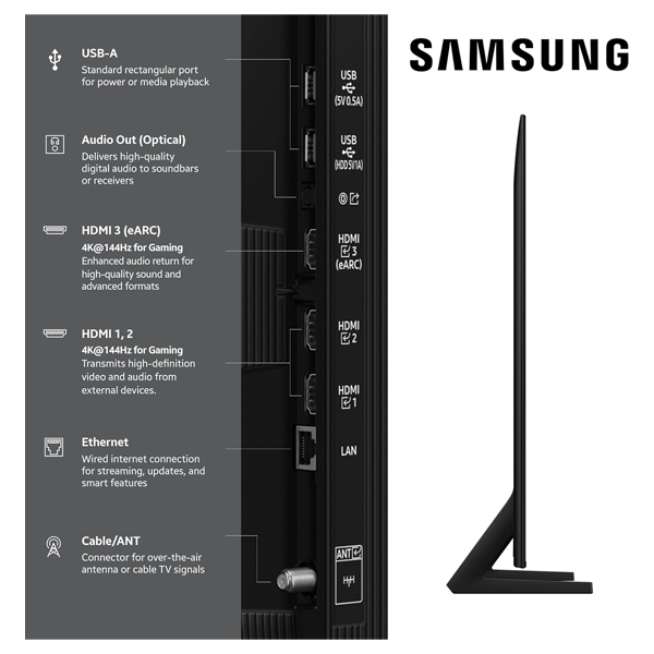 Buy Samsung 85-inch 2.16 m 85Q8F QLED 4K Vision AI Smart TV - Vasanth & Co