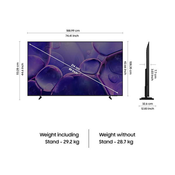 Buy Samsung 85-inch 2.16 m 85U8500F Crystal UHD 4K Smart TV - Vasanth & Co