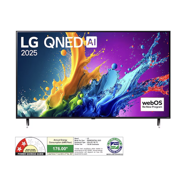 Buy LG 126cm 50 inch 50QNED82T6A QNED AI TV - Vasanth and Co