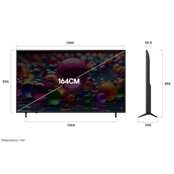 Buy LG 164 cm 65 inch 65UA83006LA 4K UHD AI TV - Vasanth and Co