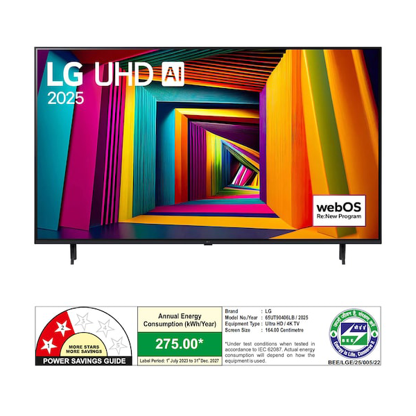 Buy LG 164cm 65 inch 65UT90406LB 4K UHD AI TV - Vasanth and Co