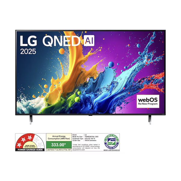 Buy LG 189cm 75 inch 75QNED82T6A QNED AI TV - Vasanth and Co