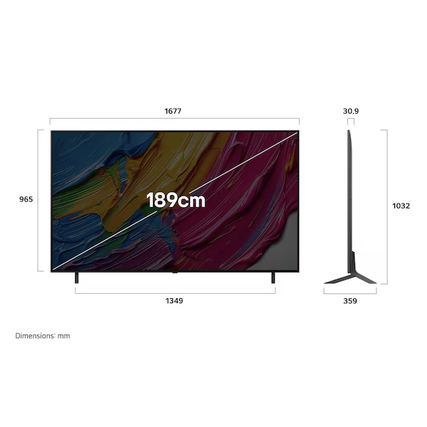 Buy LG 189cm 75 inch 75QNED8BA6A QNED 8BA Smart TV - Vasanth and Co