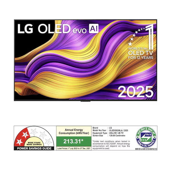 Buy LG 139cm 55 Inch OLED55G56LA  4K OLED evo AI TV - Vasanth and Co