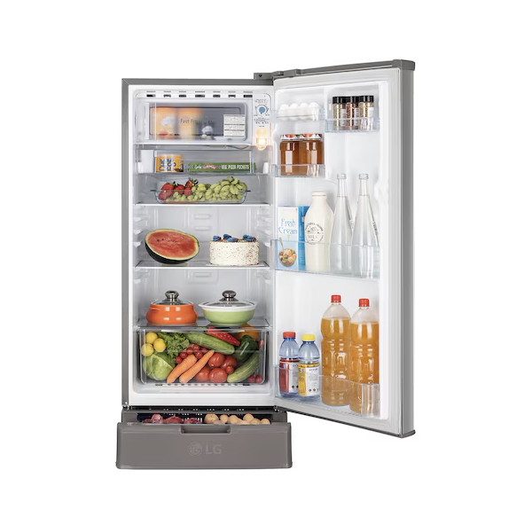 Buy LG 185L 3 Star GL-B199OPZD Direct Cool Single Door Refrigerator - Vasanth and Co