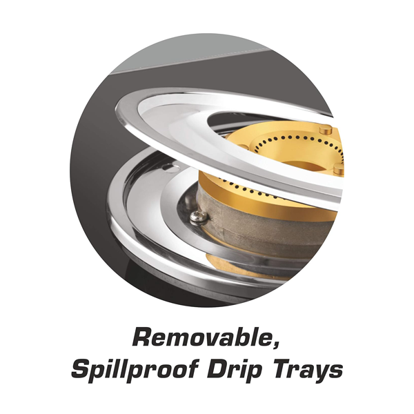 Buy Vidiem 3-Burner GT Air Silver Gas Stove – Vasanth and Co