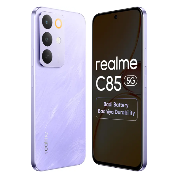 Buy Realme C85 5G 4GB 128GB Parrot Purple Mobile Phone – Vasanth and Co