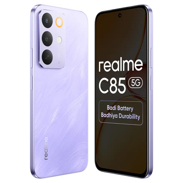 Buy Realme C85 5G 6GB 128GB Parrot Purple Mobile Phone – Vasanth and Co