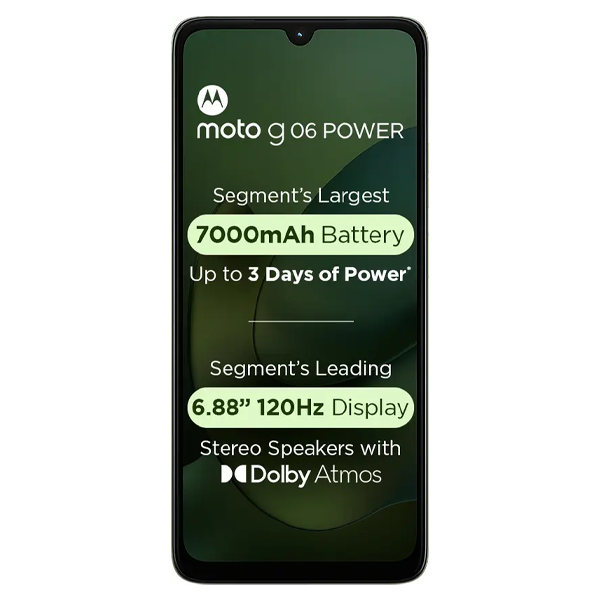 Motorola G06 Power 4 GB RAM 64 GB Pantone Tendril Mobile Phone  – Vasanth and Co 
