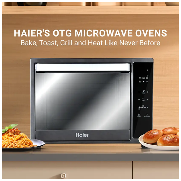 Buy Haier 35L HILOTG3501GR Oven Toaster Grill with Digital Control – Vasanth and Co