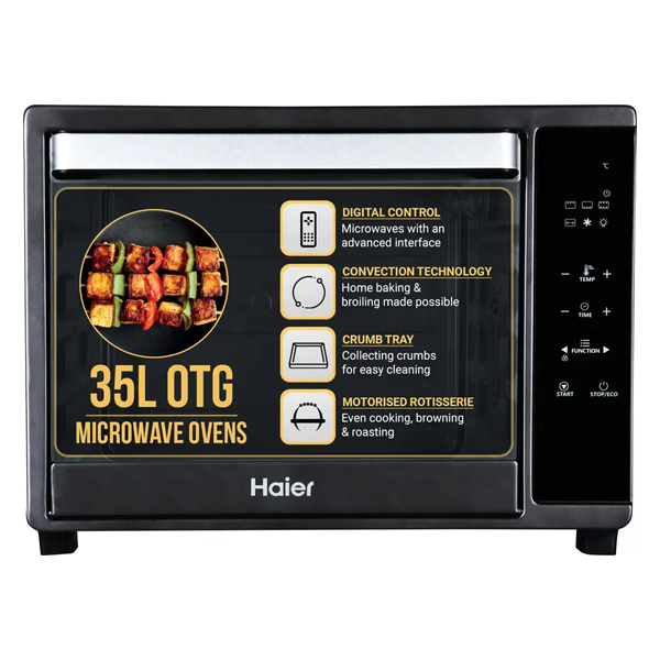 Buy Haier 35L HILOTG3501GR Oven Toaster Grill with Digital Control – Vasanth and Co