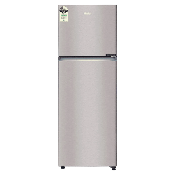 Buy Haier 268L 2 Star HRF-3182IBNS-P Flat Door Nickel Steel Frost Free Double Door Refrigerator – Vasanth and Co