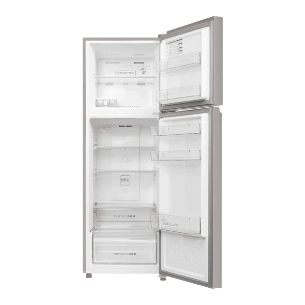 Buy Haier 268L 2 Star HRF-3182IBNS-P Flat Door Nickel Steel Frost Free Double Door Refrigerator – Vasanth and Co