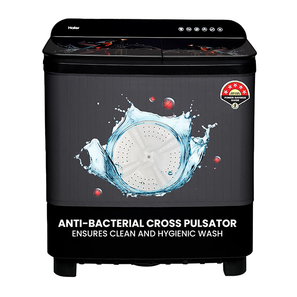 Buy Haier 9 Kg HTW90-178FLN:NOIDA Semi-Automatic Washing Machine With Toughened Glass – Vasanth and Co