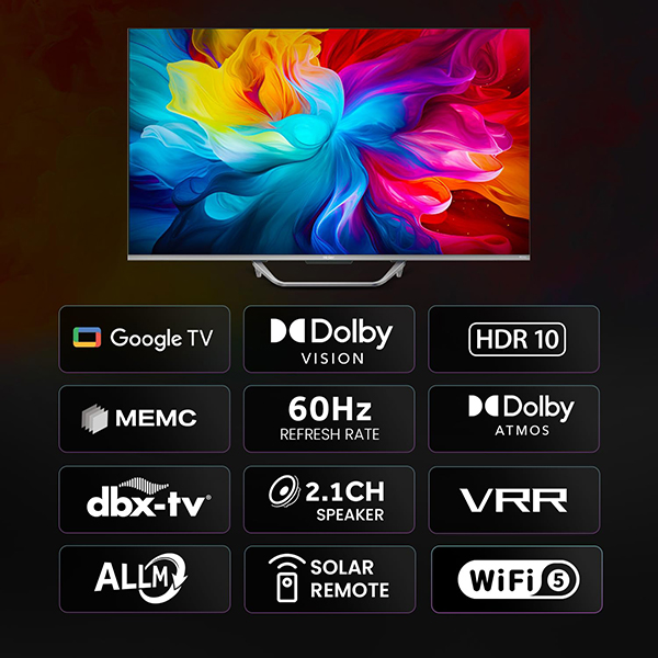 Buy Haier 85 inch 216 cm 85S800QT-P with Dolby Vision Atmos QLED Google TV – Vasanth and Co