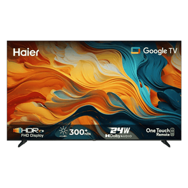 Buy Haier 43 inch 108 cm H43K85FFX K85 Series FHD Smart Google TV with Google Assistant – Vasanth and Co