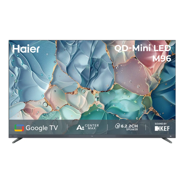 Buy Haier 100 inch 254cm H100M96FUX 144Hz QD- Mini LED M96 Series Smart Google TV – Vasanth and Co