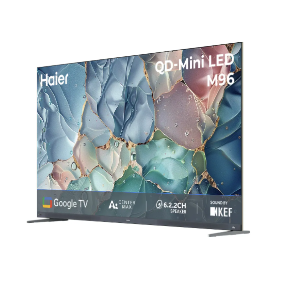 Buy Haier 100 inch 254cm H100M96FUX 144Hz QD- Mini LED M96 Series Smart Google TV – Vasanth and Co