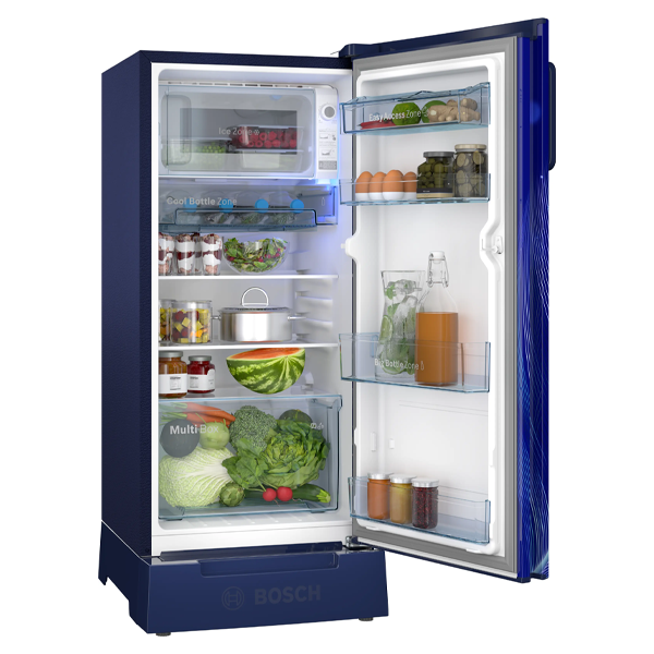 Buy Bosch 195L 4 Star CST18B34PI Feather Blue Single Door Refrigerator – Vasanth and Co