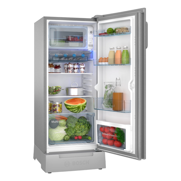 Buy Bosch 215L 3 Star CST20S23PI Fine Steel Single Door Refrigerator – Vasanth and Co