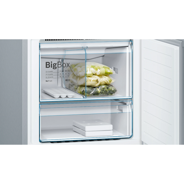 Buy Bosch 559L 4 Star KGN56XI40I Stainless Steel Frost Free Double Door Refrigerator – Vasanth and Co
