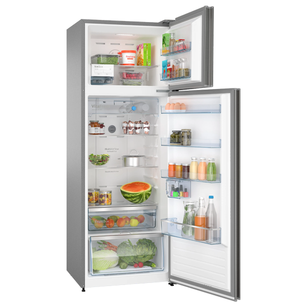 Buy Bosch 390L 2 Star CTC39S02NI Shiney Silver Top Mount Double Door Refrigerator – Vasanth and Co