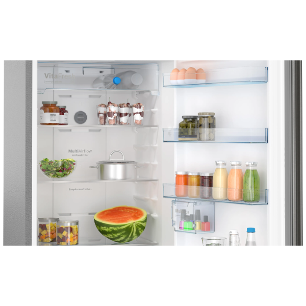 Buy Bosch 390L 2 Star CTC39S02NI Shiney Silver Top Mount Double Door Refrigerator – Vasanth and Co