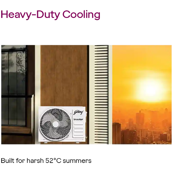 Buy Godrej 1.5 Ton 5 Star WIC 18UTC5 WWA Inverter Window AC – Vasanth and Co