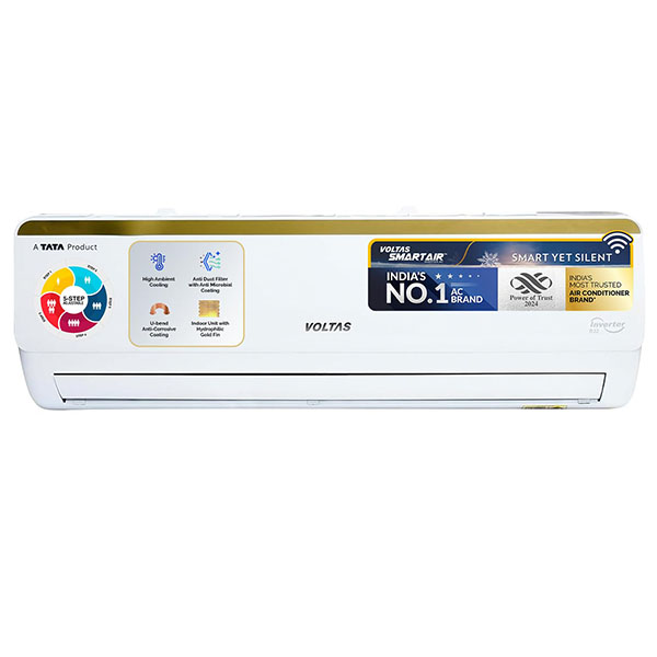 Buy Voltas 1.5 ton 3 star 183V Vertis Smart Elite Gold inverter Split AC – Vasanth and Co