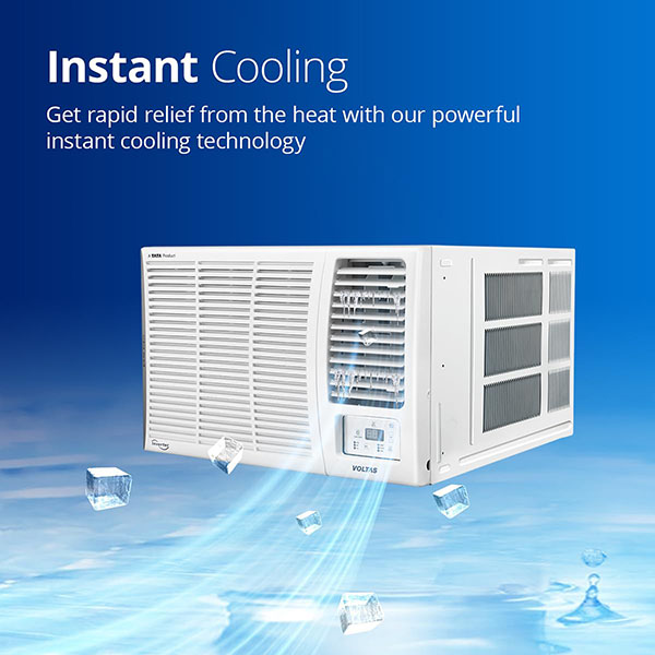 Buy Voltas  1.5 ton 3 star WAC 183 Vectra Pearl Window AC – Vasanth and Co