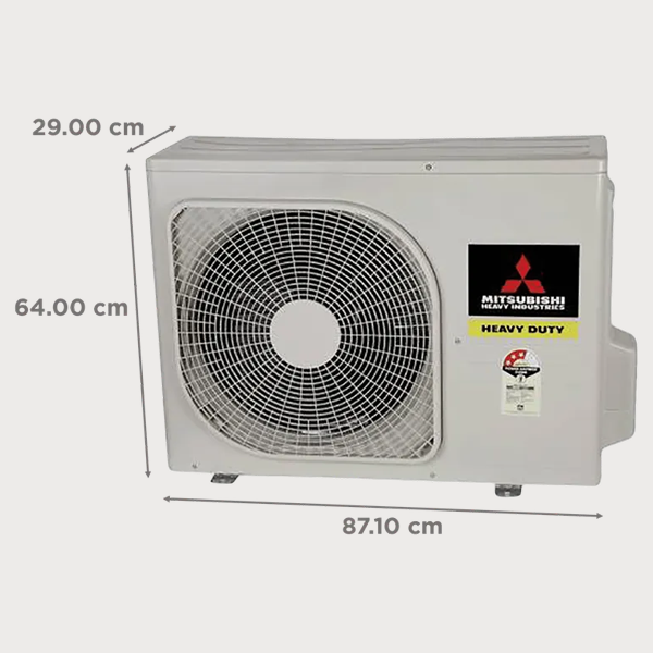Buy Mitsubishi 1.95 Ton 2 Star SRK24CW-S6 White Fixed Speed Split Air Conditioner – Vasanth and Co