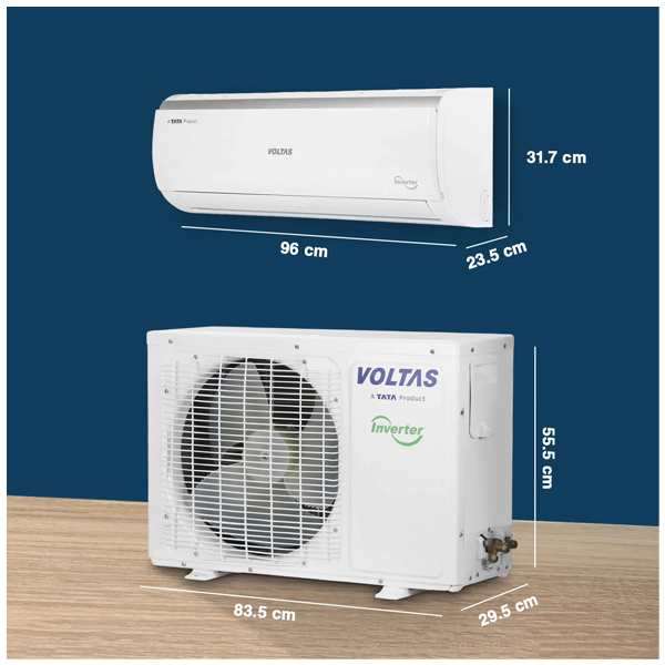 Buy Voltas 1.5 Ton 5 Star 185V Vectra Elite Adjustable Inverter Split AC – Vasanth and Co