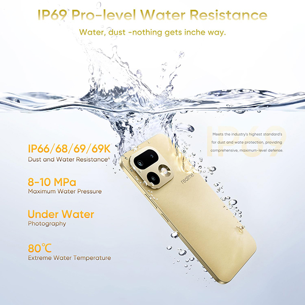 Buy Realme 16 Pro 5G 8 GB RAM 256 GB Master Gold Mobile Phone – Vasanth and Co