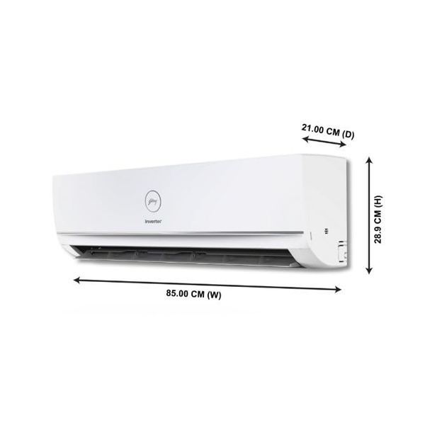 Buy Godrej 1 Ton 5 Star SIC 12ITC5-WWR 5 in 1 Convertible Inverter Split AC – Vasanth and Co