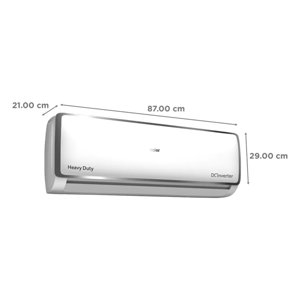 Buy Haier 1 Ton 5 Star HSU14E-TXS5BN-INV Elegante Heavy Duty Hexa Inverter Split AC – Vasanth & Co