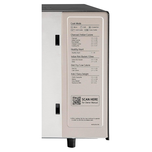 Buy LG 28 L MJEN286UFW Wi-Fi Enabled Charcoal Convection Healthy Microwave Oven - Vasanth & Co