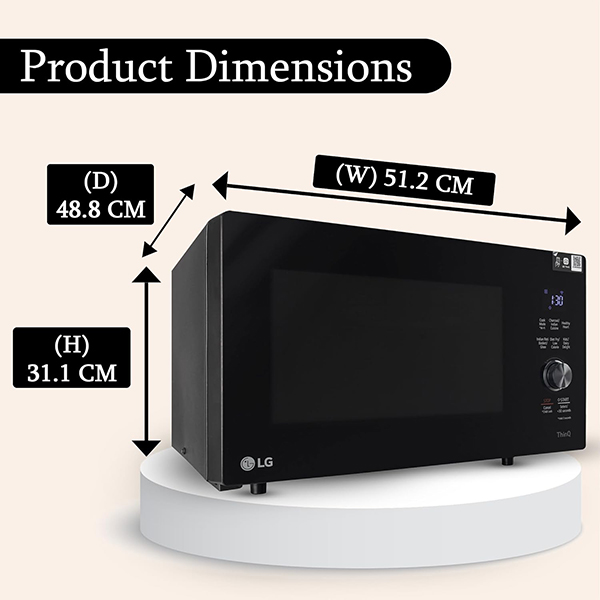 Buy LG 28 L MJEN286UFW Wi-Fi Enabled Charcoal Convection Healthy Microwave Oven - Vasanth & Co