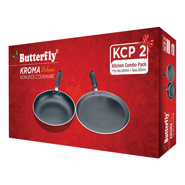 Butterfly Kroma KCP 2 Set Non Stick Cookware| Vasanth &amp; Co