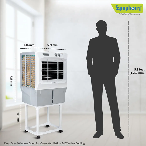 Buy Symphony 41 Litres Jumbo 45DB Desert Air Cooler - Vasanth and Co