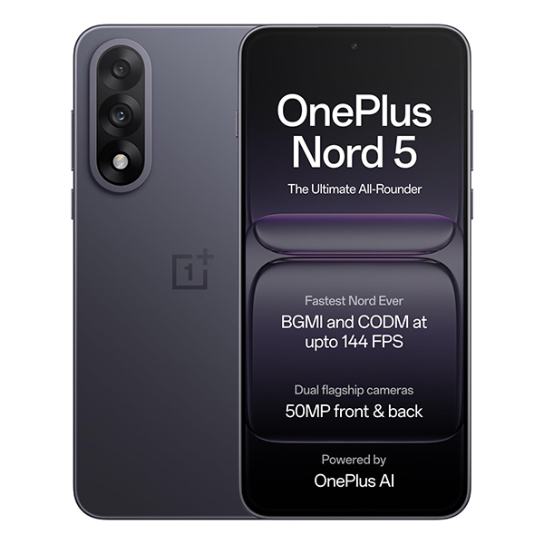 Buy OnePlus Nord 5 12GB + 256GB Phantom Grey Mobile Phone – Vasanth and Co