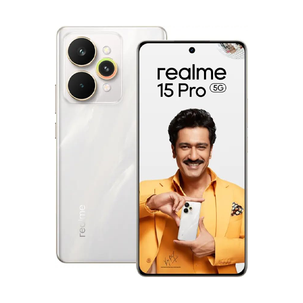 Buy Realme 15 Pro 5G 8+128GB Flowing Silver Mobile Phone – Vasanth and Co