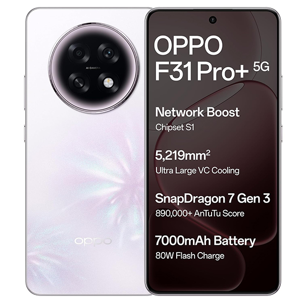 Buy Oppo F31 Pro+ 5G 8GB RAM 256GB Festival Pink Mobile Phone – Vasanth and Co