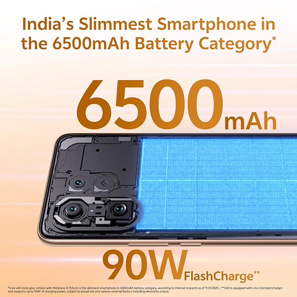 Buy Vivo V60 5G 8GB RAM 256GB Auspicious Gold Mobile Phone – Vasanth and Co