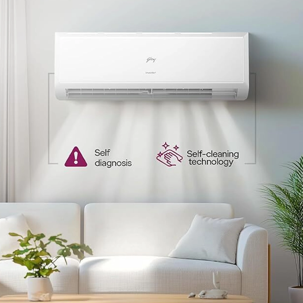 Buy Godrej 1.5 Ton 3 Star SIC 18PTC3 WZT White Split Inverter AC – Vasanth and Co